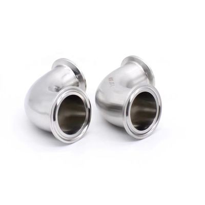 WZ en acier inoxydable sanitaire 304 316 90 degrés coude de tuyau à tête cylindrique