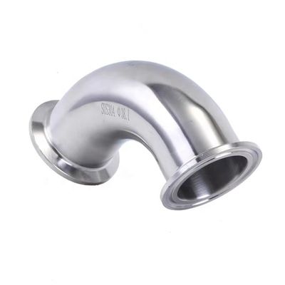 WZ en acier inoxydable sanitaire 304 316 90 degrés coude de tuyau à tête cylindrique