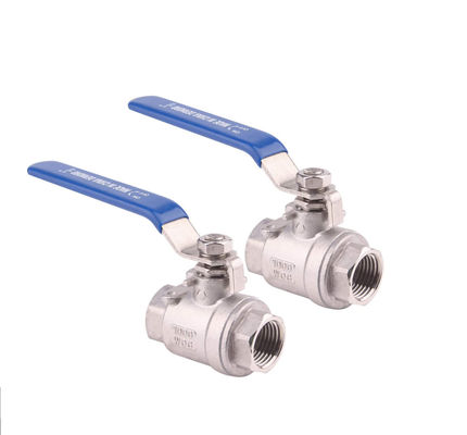 Cowin Brewing 1''-8'' 3PC soupape à bille en acier inoxydable 304 NPT fileté pour l'eau de gaz pétrolier