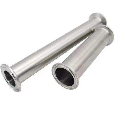 Tubes d'extension en acier inoxydable standard ANSI 304 316 Tri Clover pour les spools sanitaires