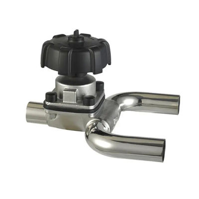 Valve de diaphragme de type intégré en forme de U standard ANSI 32*25 avec support personnalisé