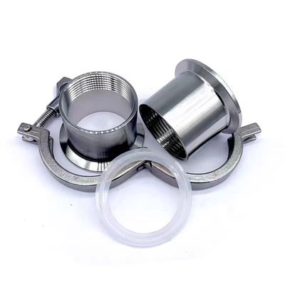 Code de tête cylindrique WZ SS 304 316 Tri-clampe à raccordement rapide