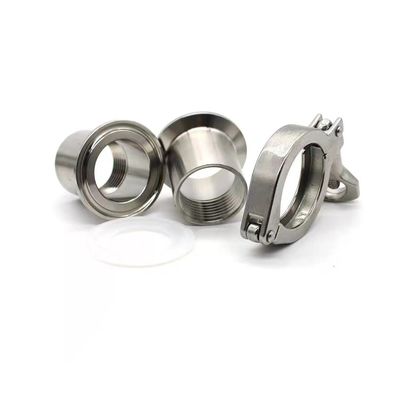 Code de tête cylindrique WZ SS 304 316 Tri-clampe à raccordement rapide