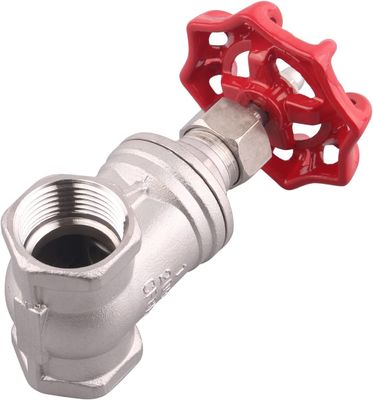 1 "-8" soutient personnalisé en acier inoxydable à charge lourde femme x femme soupape d'entrée de fil