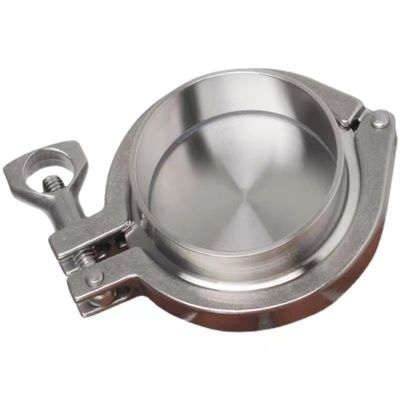 Acier inoxydable 316 304 Tri Clampe 3A Ferrule aveugle Capot de fin de jeu pour les équipements sanitaires