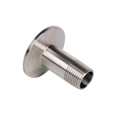 Pipe en argent 1/2" 3/4" BSP mâle NPT fil de ferrule type Tri pinceau
