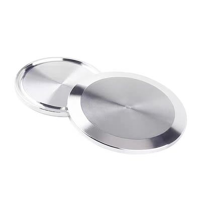 WZ 304 316L en acier inoxydable Tri-clampe sanitaire tube couvercle capuchon d'extrémité Clampe de plaque aveugle Ferrule aveugle solide