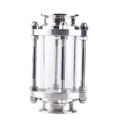 Acier inoxydable sanitaire 316/304 raccords de tuyauterie Tri-clamps verre de vision tubulaire droit