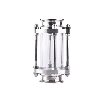 Acier inoxydable sanitaire 316/304 raccords de tuyauterie Tri-clamps verre de vision tubulaire droit