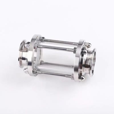 Acier inoxydable sanitaire 316/304 raccords de tuyauterie Tri-clamps verre de vision tubulaire droit