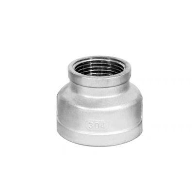 Acier inoxydable 201 304 316 Npt BSP raccords d'accouplement de tuyaux filetés Reducteur de prise rouge