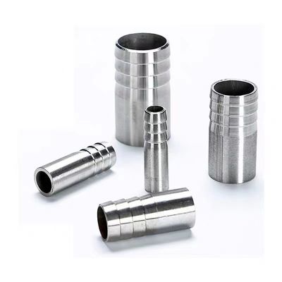 Coulée d'argent BSP/NPT tuyau de soudage Barb Nipple pour acier inoxydable WZ 304 316 3A DIN