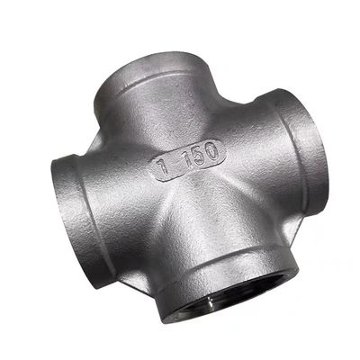 Quatre voies égales mâle et femelle en filetage croisé NPT BSP en acier inoxydable 201 304 316