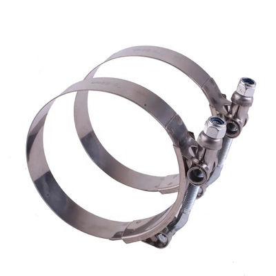 1''-8'' Femme fil en acier inoxydable serrures de tuyau en T-bolt personnalisées