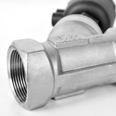 Ventilateur de siège d'angle polyvalent en acier inoxydable 304 316 pour différentes applications 1/8 "-4