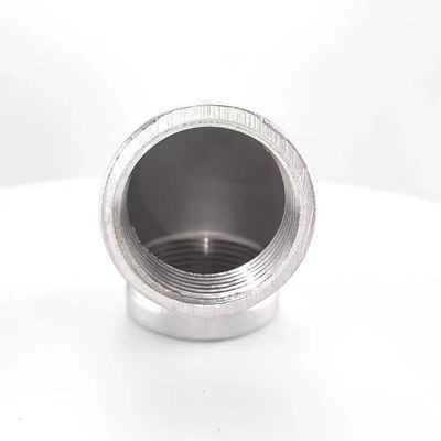 Pipe en acier inoxydable à fil SS 201 304 316 316L 90 degrés de coulée NPT BSPT DIN coude
