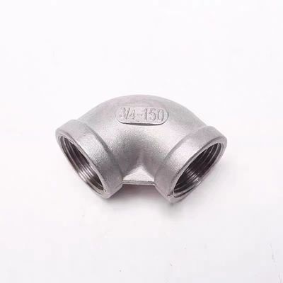 Pipe en acier inoxydable à fil SS 201 304 316 316L 90 degrés de coulée NPT BSPT DIN coude