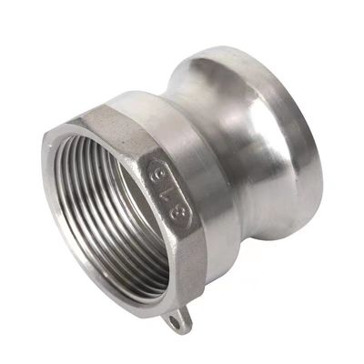 Adaptateur d'accouplement à camouflage argenté de type WZ SS 304 316 A pour NPT BSP Quick Connect