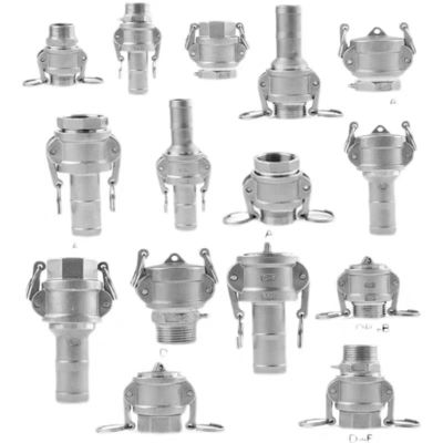 Adaptateur d'accouplement à camouflage argenté de type WZ SS 304 316 A pour NPT BSP Quick Connect