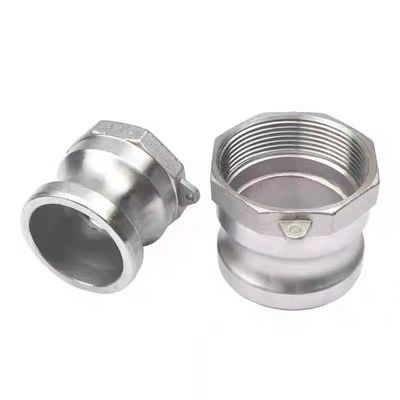 Adaptateur d'accouplement à camouflage argenté de type WZ SS 304 316 A pour NPT BSP Quick Connect