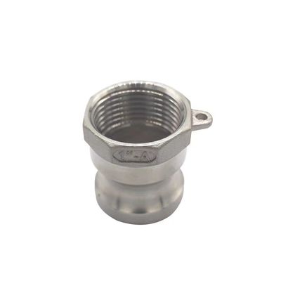 Adaptateur d'accouplement à camouflage argenté de type WZ SS 304 316 A pour NPT BSP Quick Connect