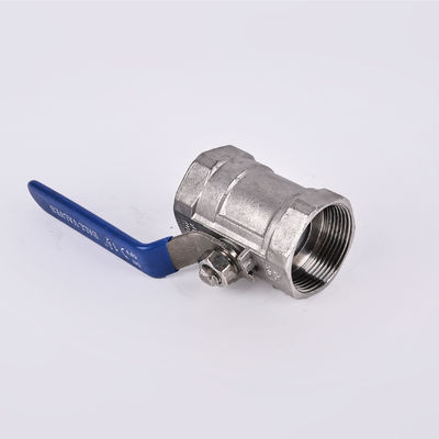 1Pc type soupape à bille femelle filetée en taille de port DN8-DN80 avec matériau en acier inoxydable