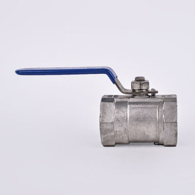 1Pc type soupape à bille femelle filetée en taille de port DN8-DN80 avec matériau en acier inoxydable