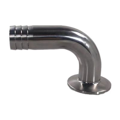 Sanitaire SS304 316 316L Tri Clamp 90DEG tuyau Barb Tri Clover Couplée de tuyau compatible Adaptateur de qualité alimentaire