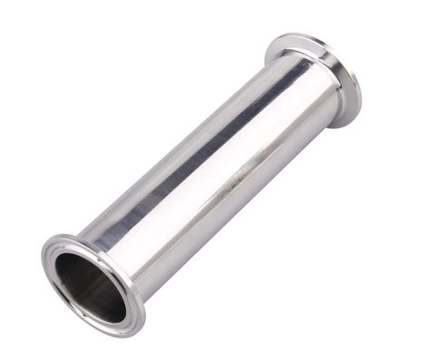 6" de longueur tube de bobine sanitaire avec bout de pince en acier inoxydable 304 sans couture tubes ronds