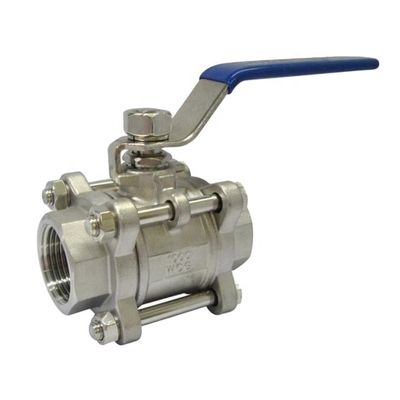 1.0''-6.0" Port Taille Miroir Polissé fil d'acier inoxydable soupape à bille pour l'eau