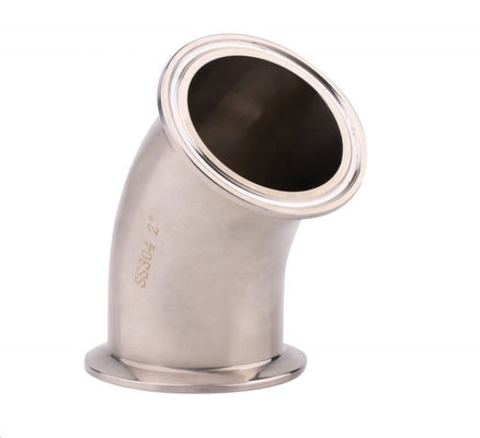 6" de longueur tube de bobine sanitaire avec bout de pince en acier inoxydable 304 sans couture tubes ronds