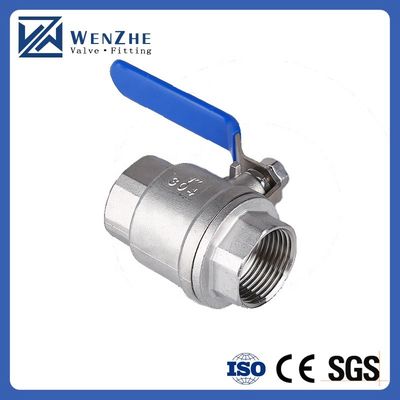 1.0''-6.0" Port Taille Miroir Polissé fil d'acier inoxydable soupape à bille pour l'eau