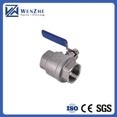 1.0''-6.0" Port Taille Miroir Polissé fil d'acier inoxydable soupape à bille pour l'eau
