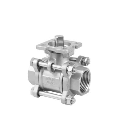 Coulée 3PCS en acier inoxydable 1000 Wog soupape à bille pour l'industrie pétrochimique