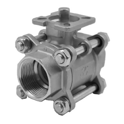 Coulée 3PCS en acier inoxydable 1000 Wog soupape à bille pour l'industrie pétrochimique