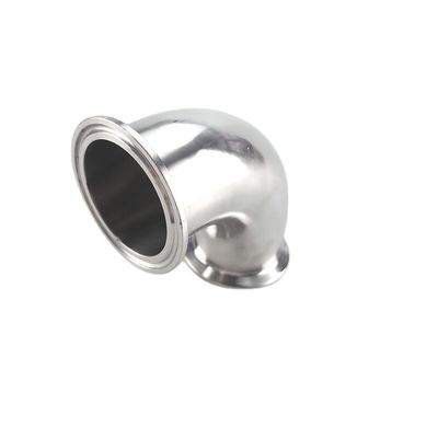 DN20-DN300 Acier inoxydable sanitaire 304/316 Tri-clampe à 90 degrés coude et longue durée
