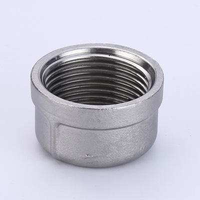 Capot rond en acier inoxydable à connexion féminine standard de 2 pouces pour l' installation de la fin du tuyau