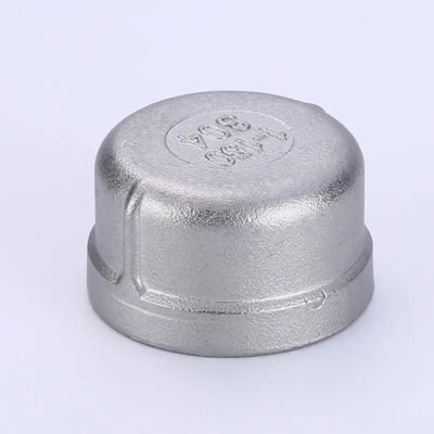 Capot rond en acier inoxydable à connexion féminine standard de 2 pouces pour l' installation de la fin du tuyau