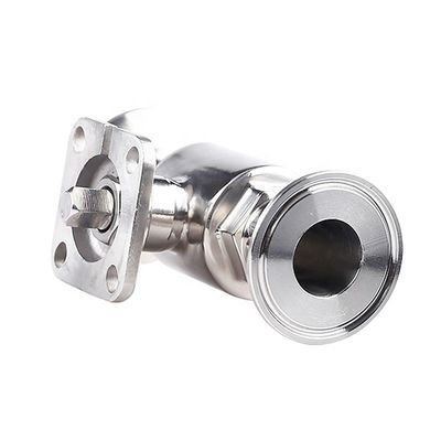 SS 304 316 soupape en acier inoxydable haute plate-forme tri-clampe soupape à bille pour les conduites