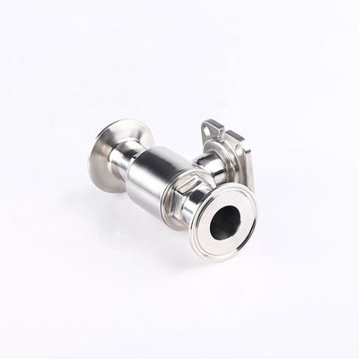 SS 304 316 soupape en acier inoxydable haute plate-forme tri-clampe soupape à bille pour les conduites