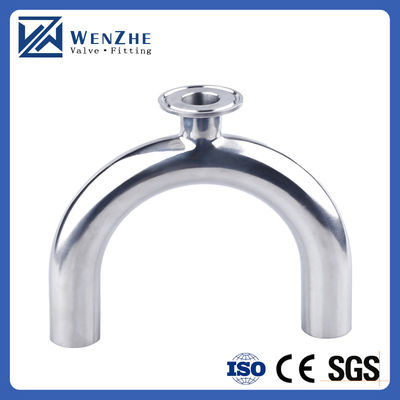 1.5 "Tri-clampe en acier inoxydable 304 Sanitaire de montage à 3 voies Clampe Tee pour 38 mm tuyau OD