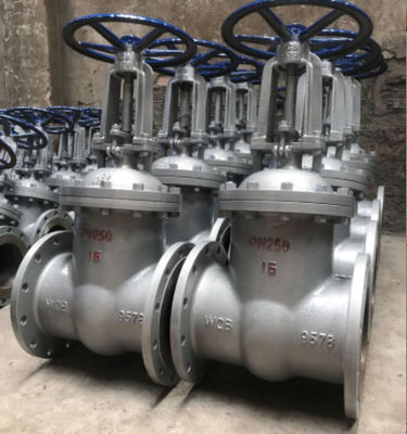 Manuel PN16 Flange de roue à main Type de clôture de porte Valve en acier inoxydable Tête non montante