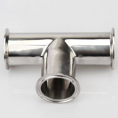 Hexagon Clamp Tee en acier inoxydable 304 à 3 coussinets en silicone Adapté à 1,5 " Tri Clamp