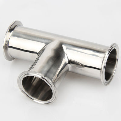 Hexagon Clamp Tee en acier inoxydable 304 à 3 coussinets en silicone Adapté à 1,5 " Tri Clamp