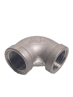 Pipe en acier inoxydable 201 304 montée à 90 degrés coude avec connexion féminine égale