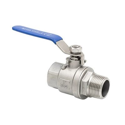 Applicable à l'eau en acier inoxydable 201304 VALVES à bille avec filetage Femme 1Pc 2pc 3pcs
