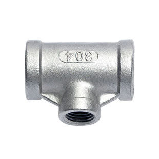 Pièces de tuyauterie en acier inoxydable en acier inoxydable à filetage de type NPT féminin 201/304