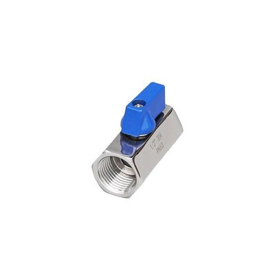 3/4 "-12" NPT Ventilateur à bille en acier inoxydable à filetage féminin avec barbe de tuyau de tuyau