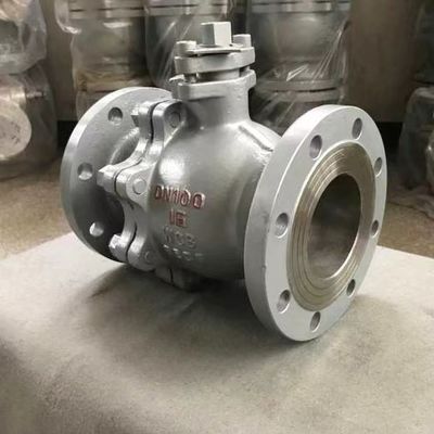 PN20 PN50 soupape à bille de fin de bride en acier inoxydable 304 316 CF8 CF8M pour l'industrie chimique