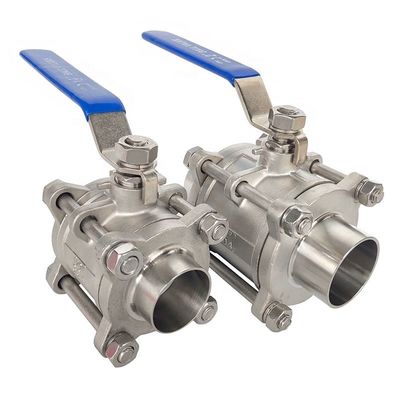 Ventilateur à billes en acier inoxydable résistant aux acides SS316 ou SS304 1000psi 3 pièces